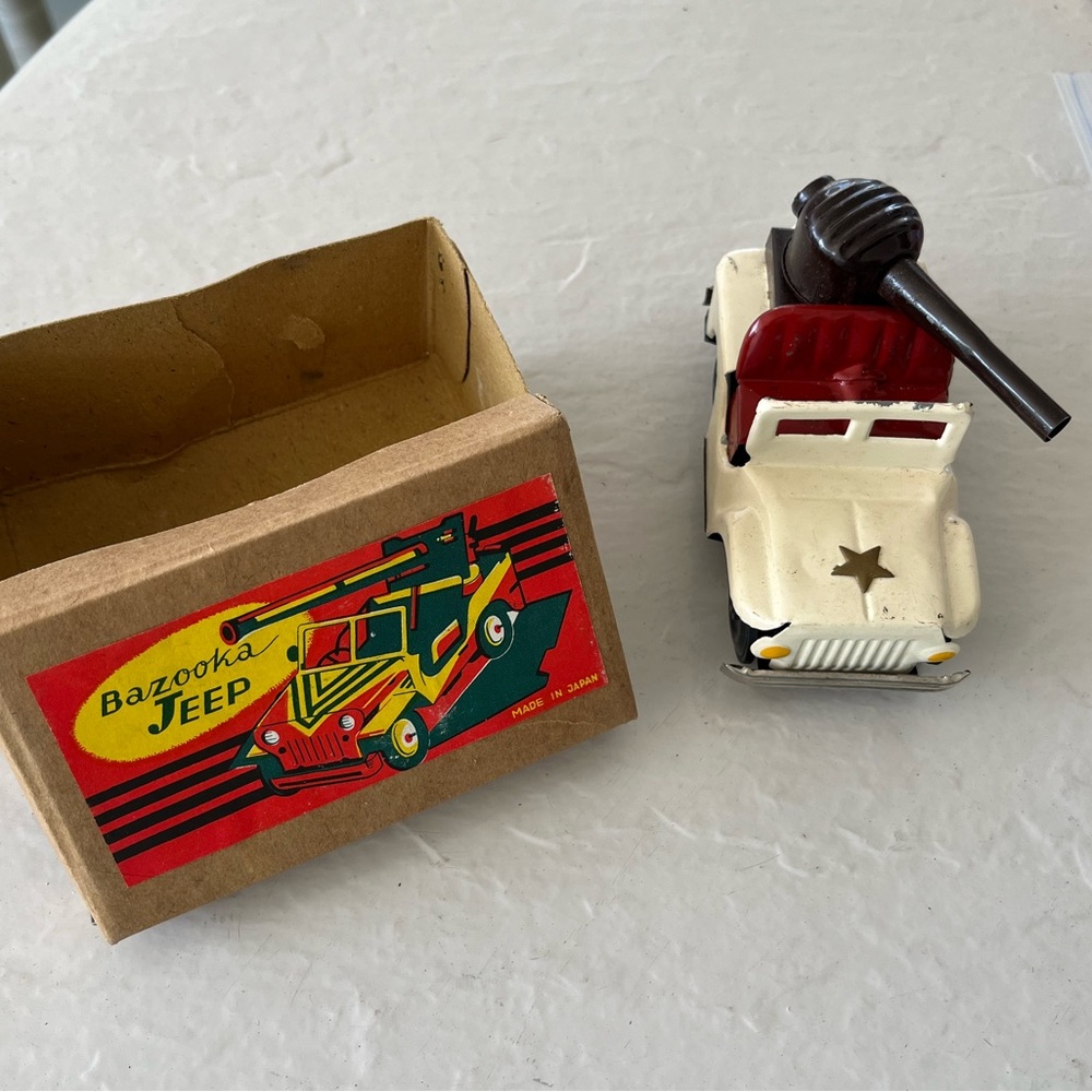 Bazooka jeep for the collector from the 60s plus or minus model No. JIS – 7–7101
